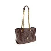 Saint Laurent Brown Calf Leather Shoulder Bag