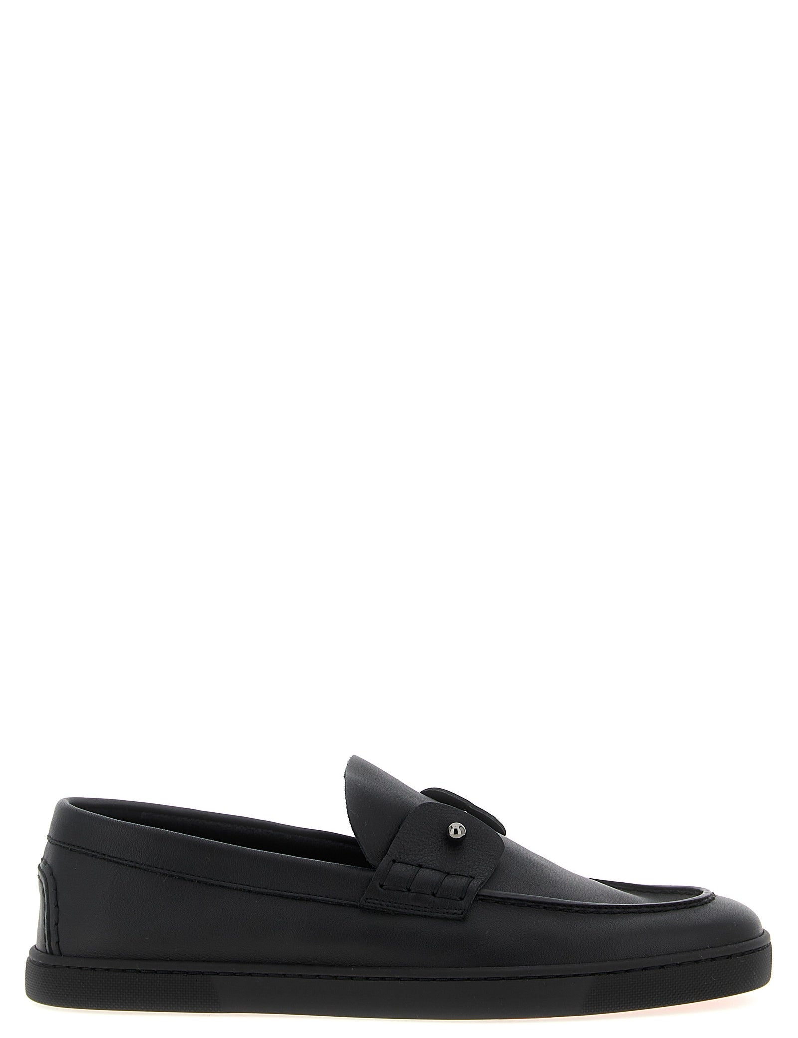 Christian Louboutin Black Calfskin Loafers