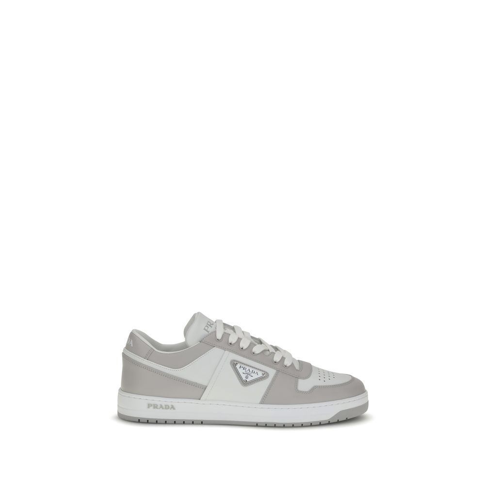 Prada Multicolor Calf Leather Low Top Sneakers
