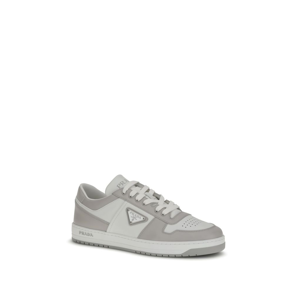 Prada Multicolor Calf Leather Low Top Sneakers