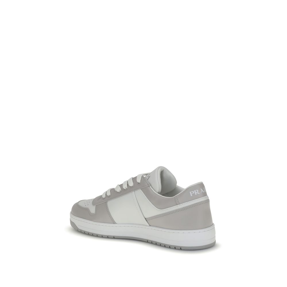 Prada Multicolor Calf Leather Low Top Sneakers
