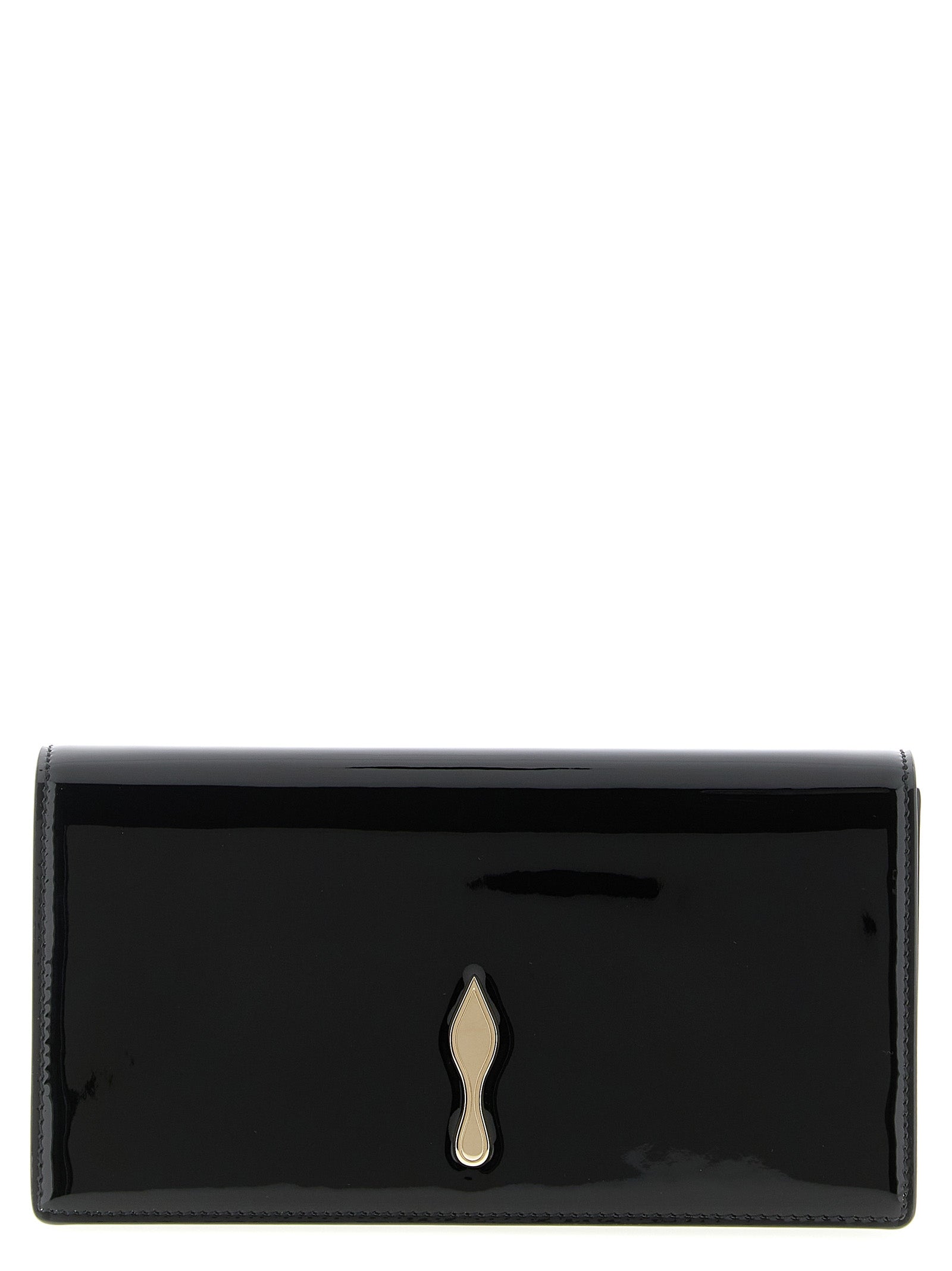 Christian Louboutin Black Calfskin Clutch Bag