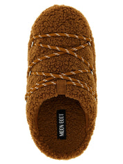 Moon Boot Brown Polyester Slippers