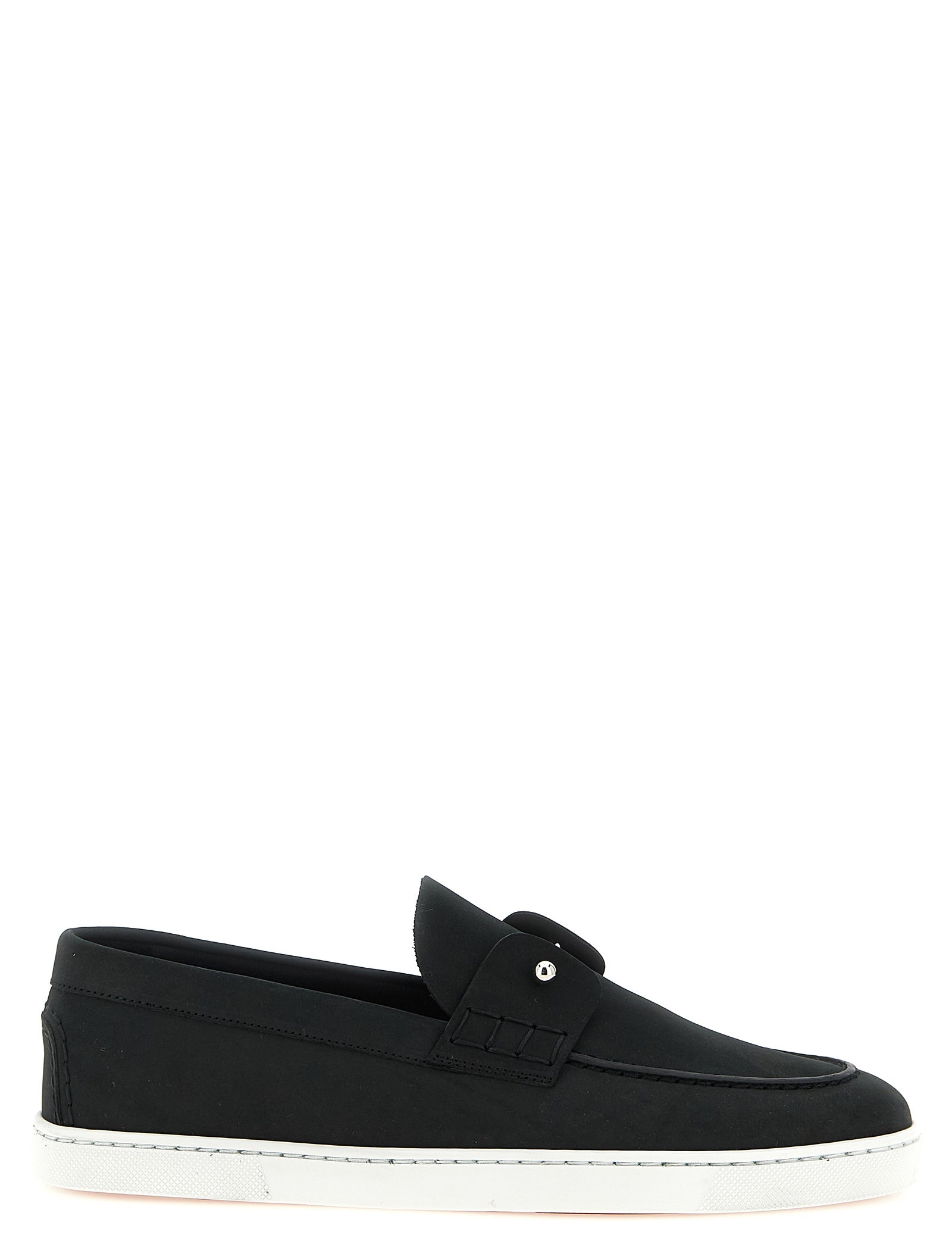 Christian Louboutin Black Calfskin Loafers