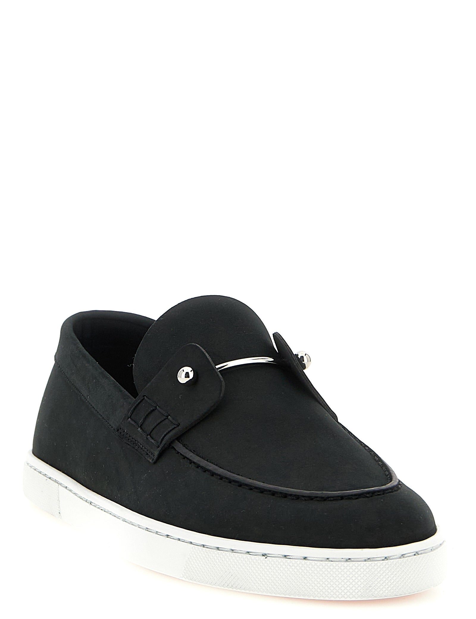 Christian Louboutin Black Calfskin Loafers
