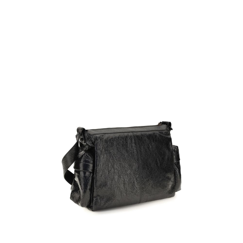 Balenciaga Black Lambskin Shoulder Bag