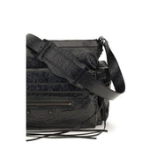 Balenciaga Black Lambskin Shoulder Bag