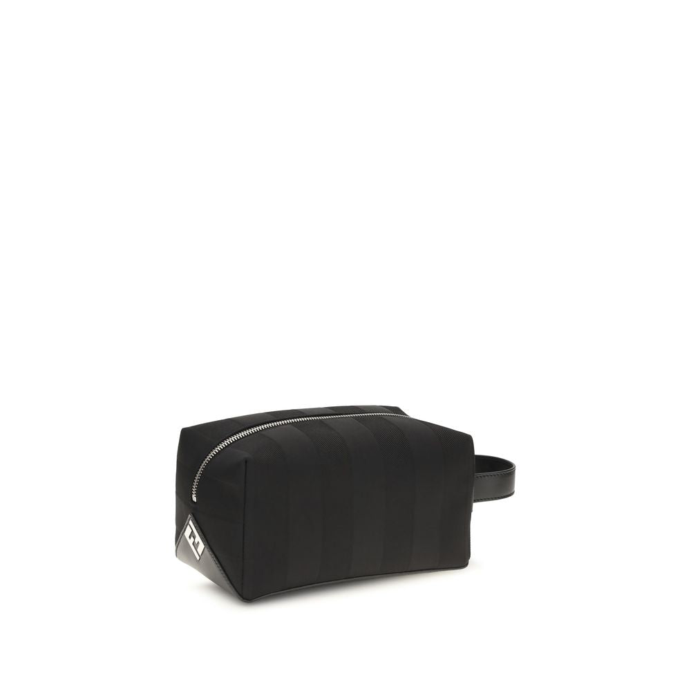 Fendi Beige Polyamide Beauty Case