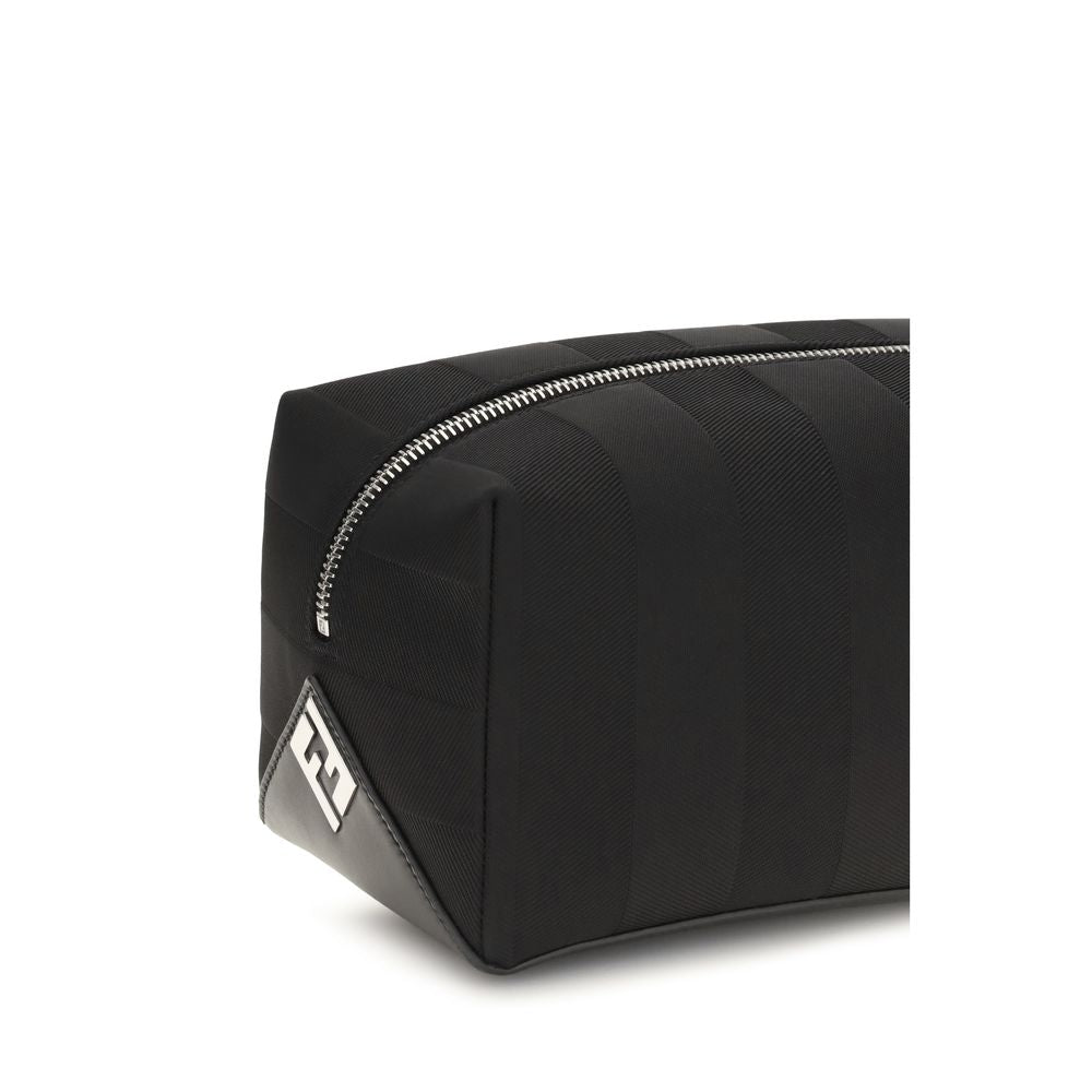 Fendi Beige Polyamide Beauty Case