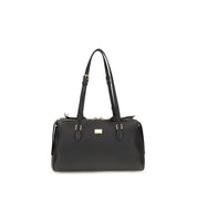 Dolce & Gabbana Black Calf Leather Shoulder Bag