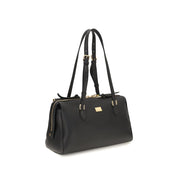 Dolce & Gabbana Black Calf Leather Shoulder Bag