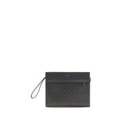 Ferragamo Black Calf Leather Shoulder Bag