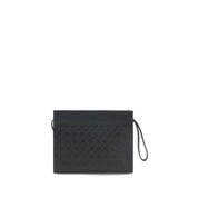 Ferragamo Black Calf Leather Shoulder Bag