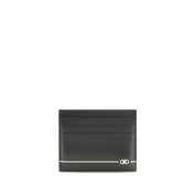 Ferragamo Black Calf Leather Wallet