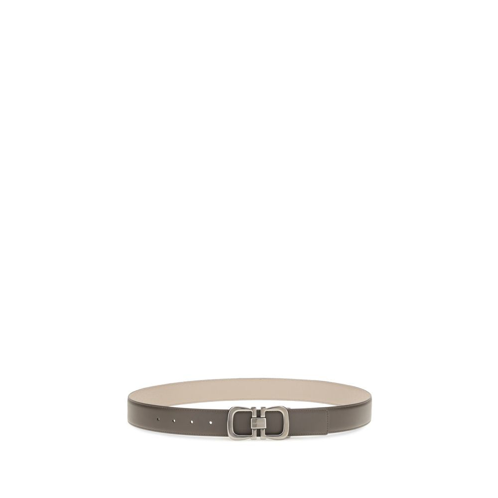 Ferragamo Brown Calf Leather Regular Belt
