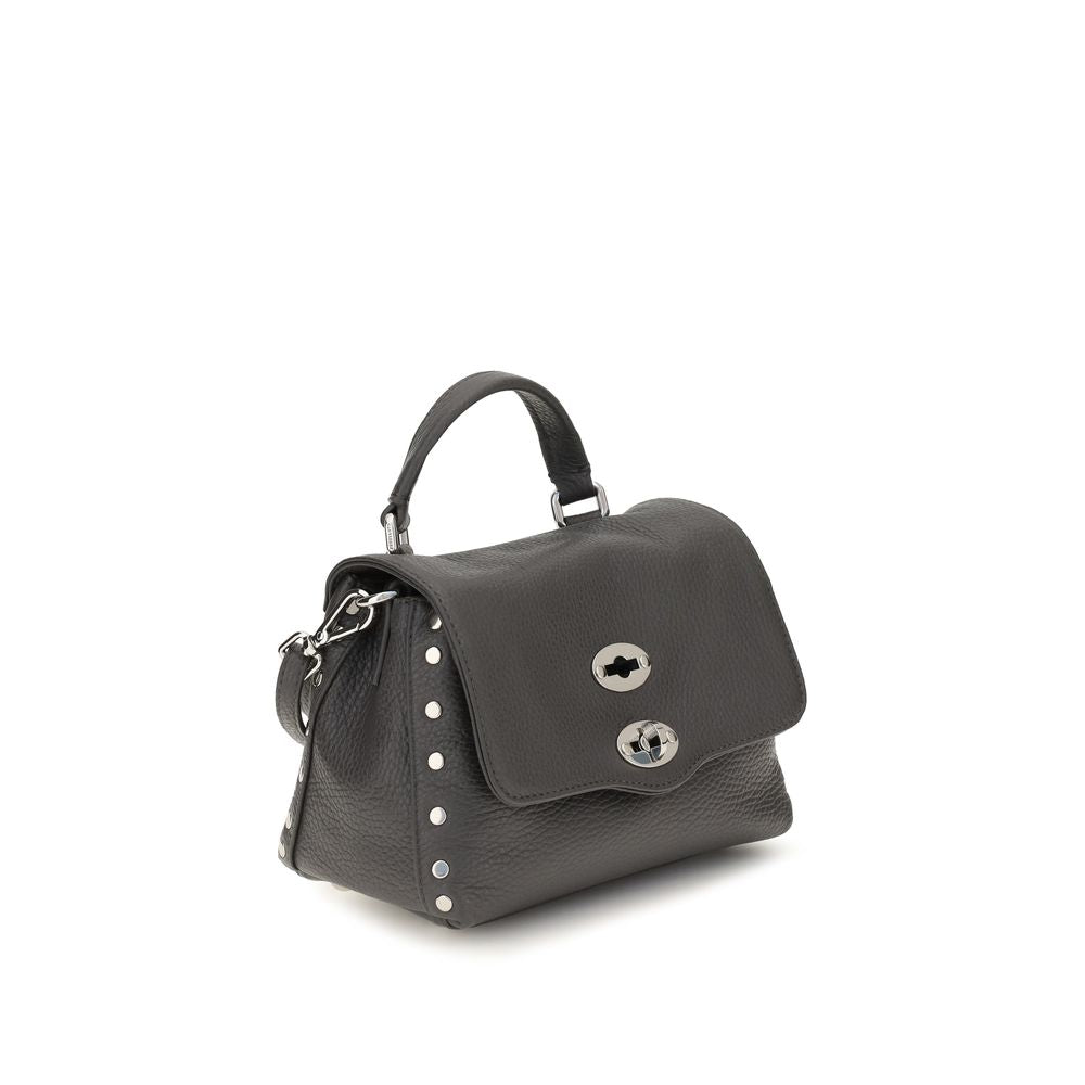 Zanellato Gray Calf Leather Baby Postina Daily Handbag
