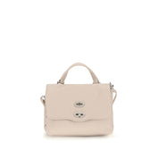 Zanellato White Calf Leather Baby Postina Daily Handbag