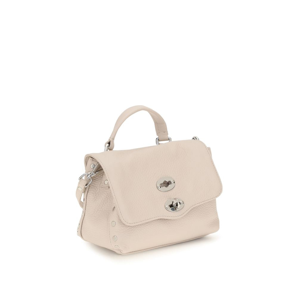 Zanellato White Calf Leather Baby Postina Daily Handbag