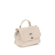 Zanellato White Calf Leather Baby Postina Daily Handbag