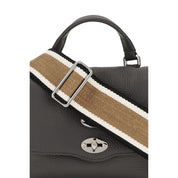 Zanellato Gray Calf Leather Baby Postina Daily Handbag