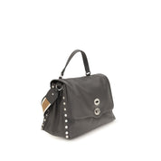 Zanellato Gray Calf Leather Handbag