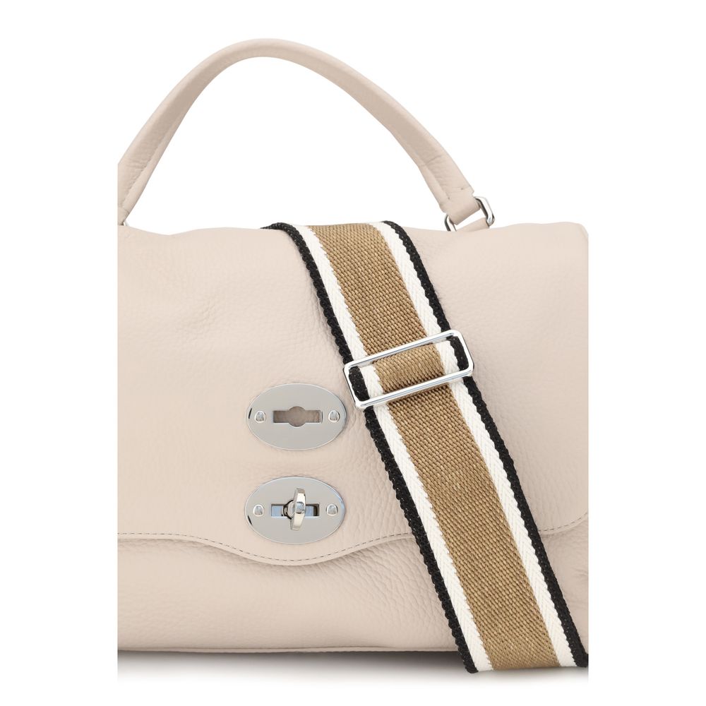 Zanellato Beige Calf Leather Postina Daily Handbag