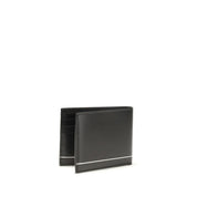 Ferragamo Black Calf Leather Bifold Wallet