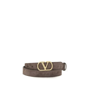 Valentino Garavani Brown Calf Leather Belt