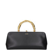 Jil Sander Black Leather Handbag