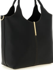 Tod's Black Calfskin Tote Bag
