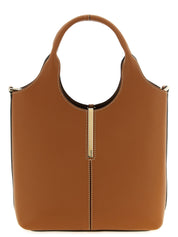 Tod's Brown Calfskin Mini Tote Bag