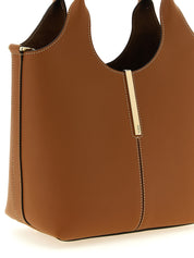 Tod's Brown Calfskin Mini Tote Bag