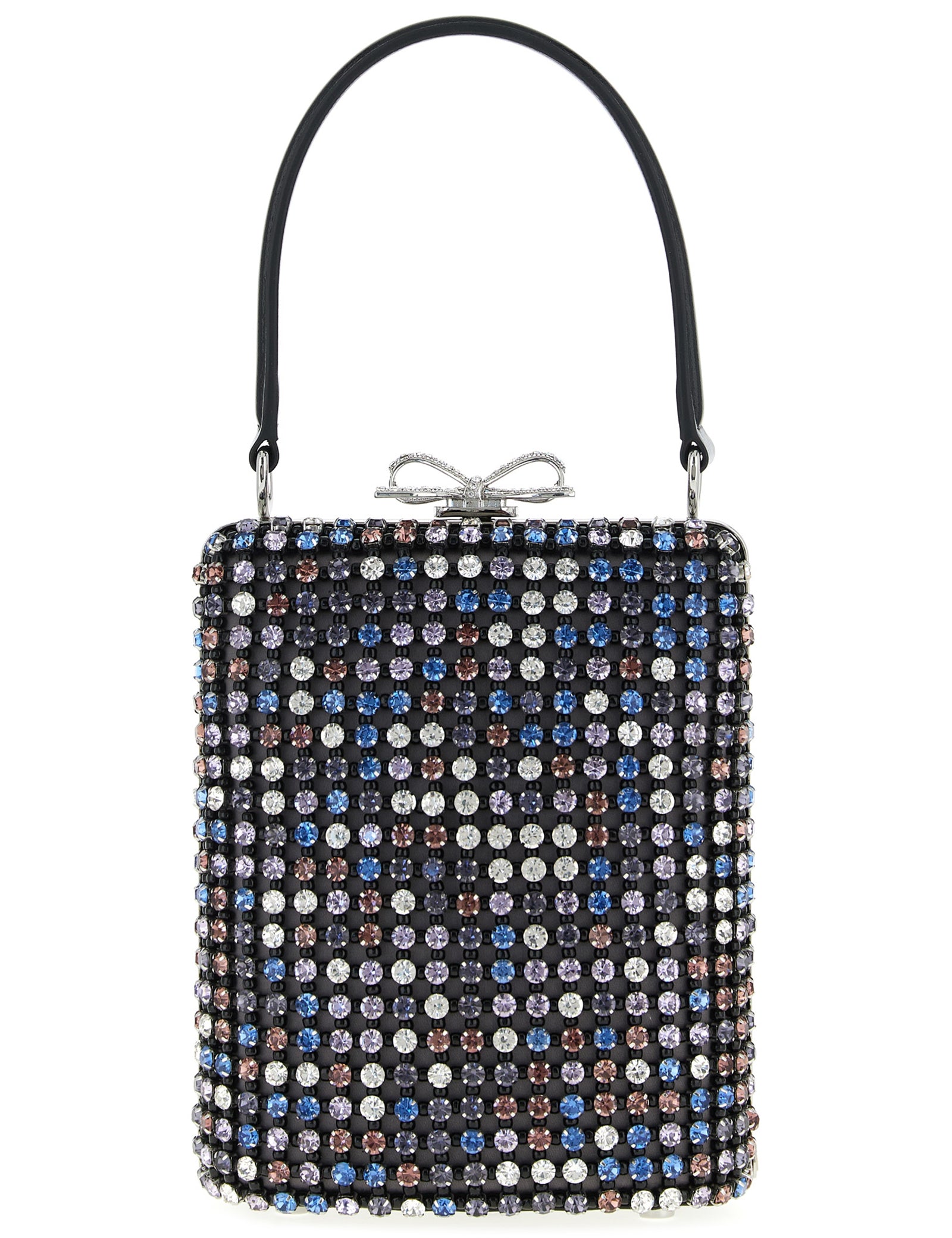 Self-Portrait Multicolor Polyester Mini Satin Handbag