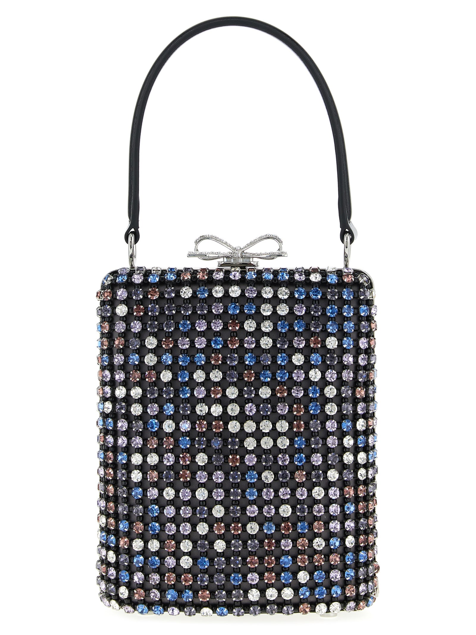 Self-Portrait Multicolor Polyester Mini Satin Handbag