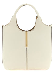 Tod's White Calfskin Mini Tote Bag