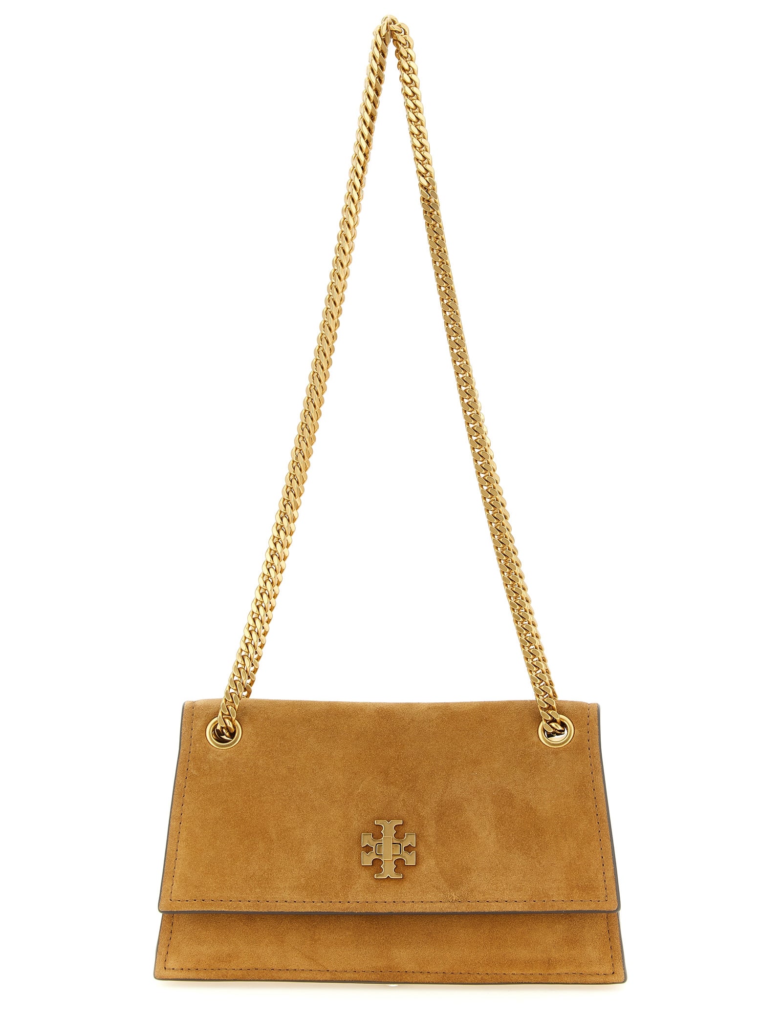 Tory Burch Brown Calfskin Shoulder Bag