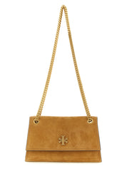 Tory Burch Brown Calfskin Shoulder Bag