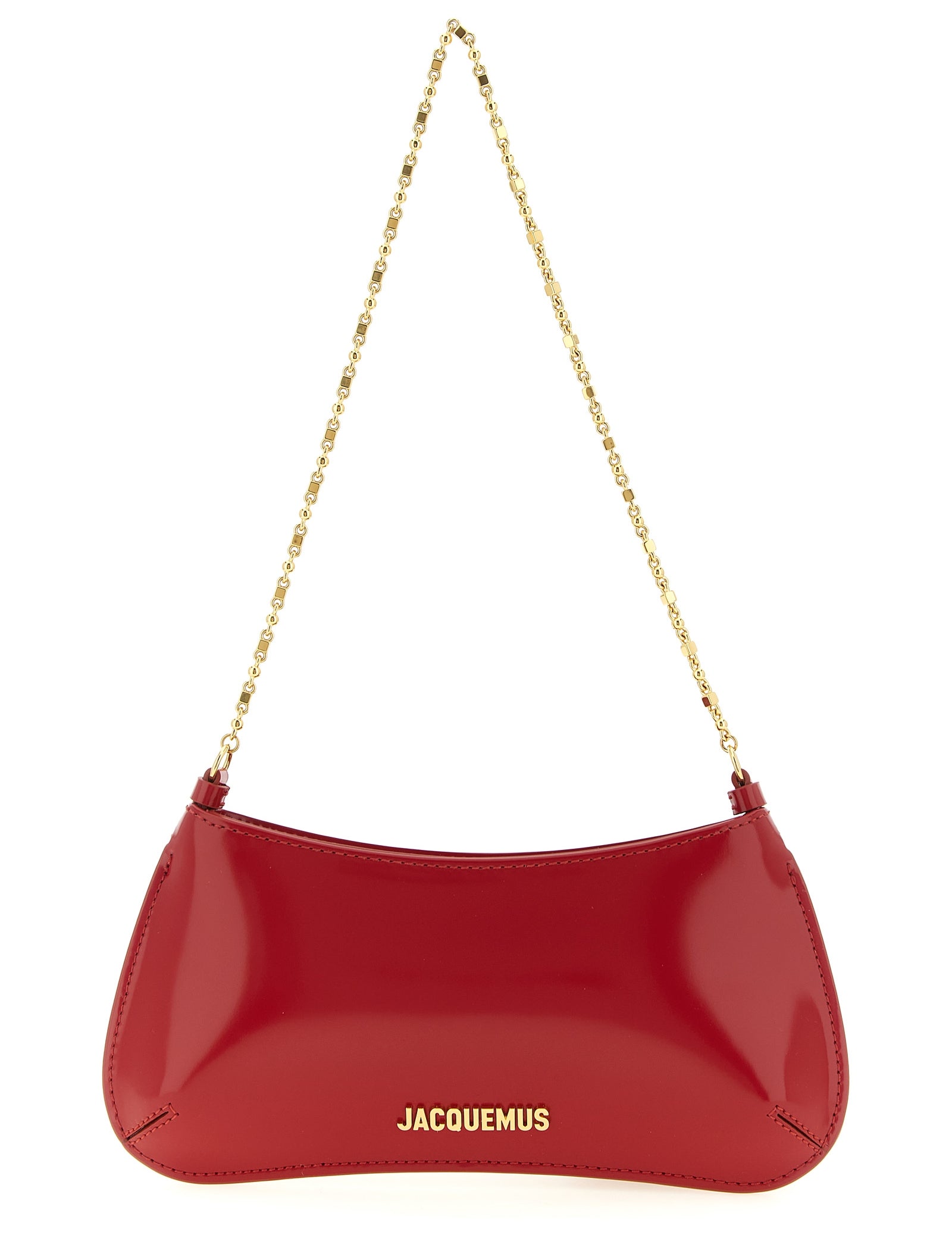 Jacquemus Red Calfskin Shoulder Bag