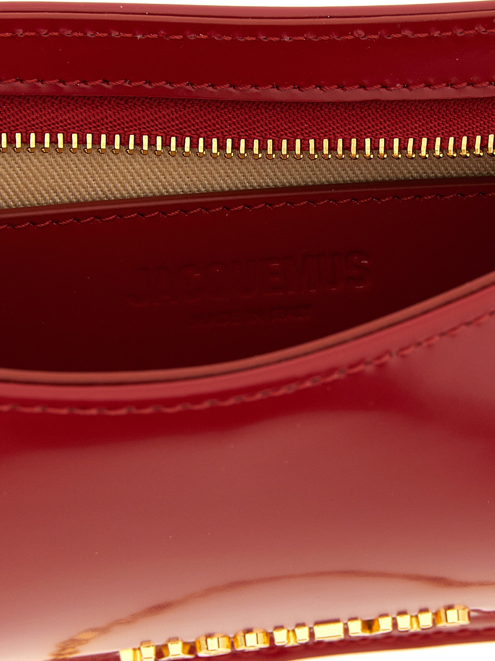 Jacquemus Red Calfskin Shoulder Bag