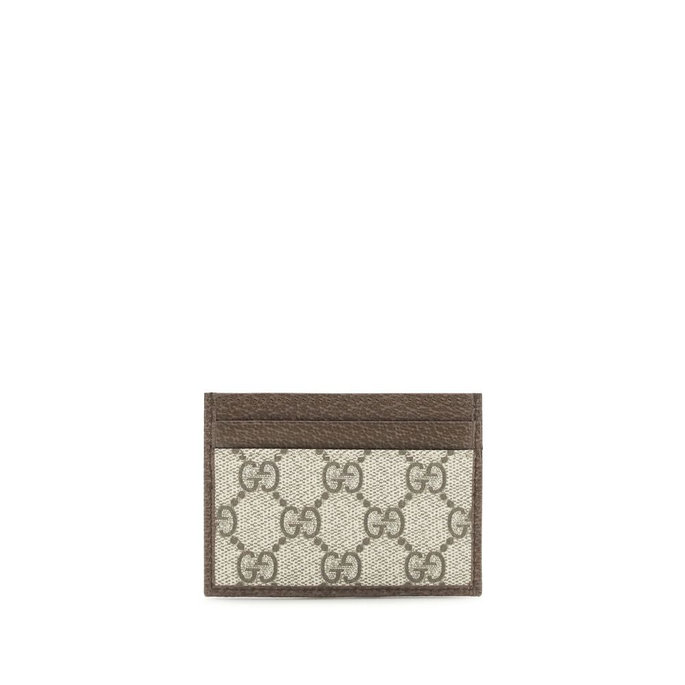 Gucci Brown GG Supreme Canvas Cardholder