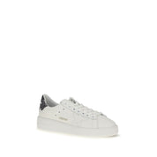 Golden Goose White Calf Leather Low Top Sneakers