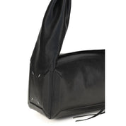 Maison Margiela Black Sheepskin Leather Shoulder Bag