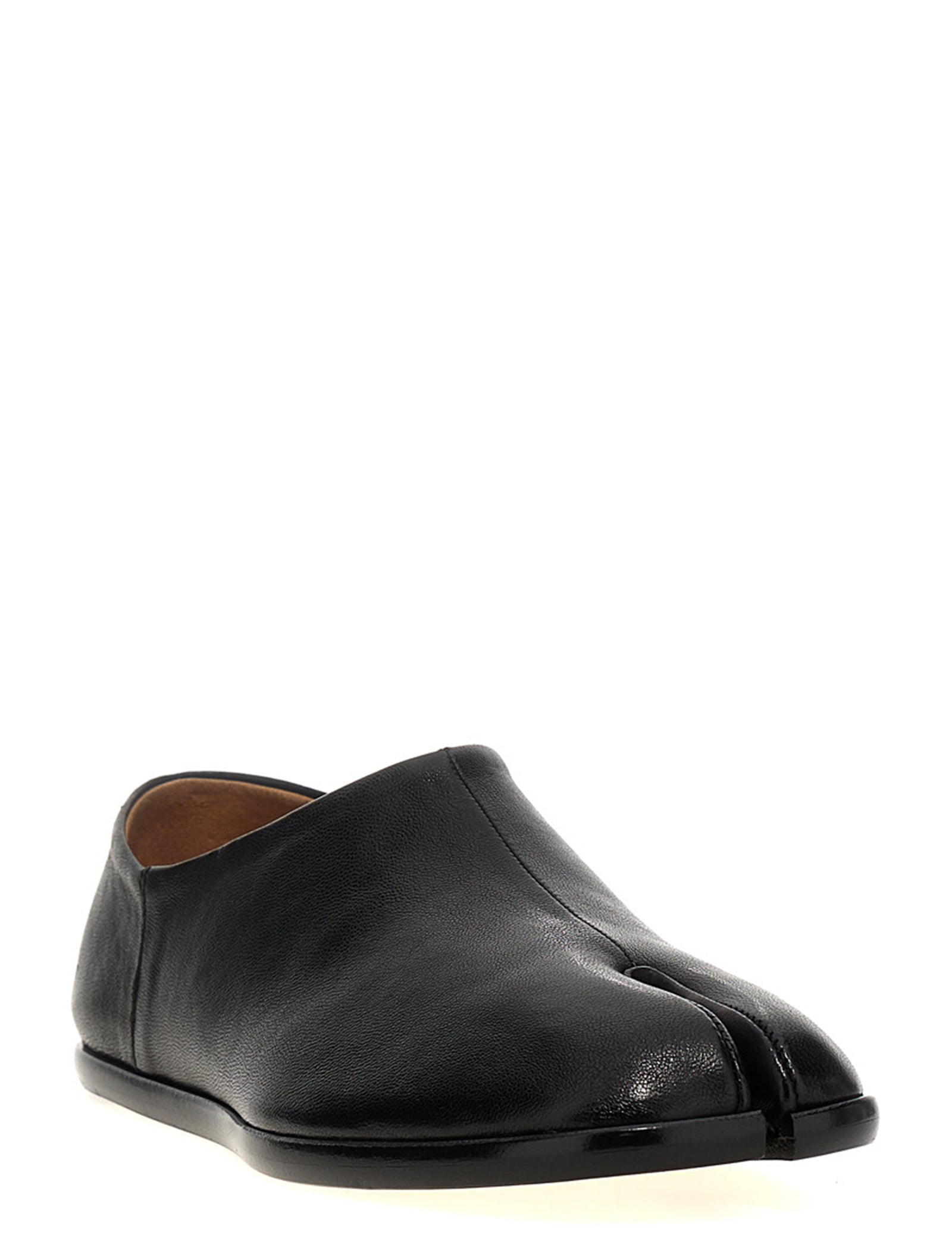 Maison Margiela Black Lamb Leather Ballet Flats