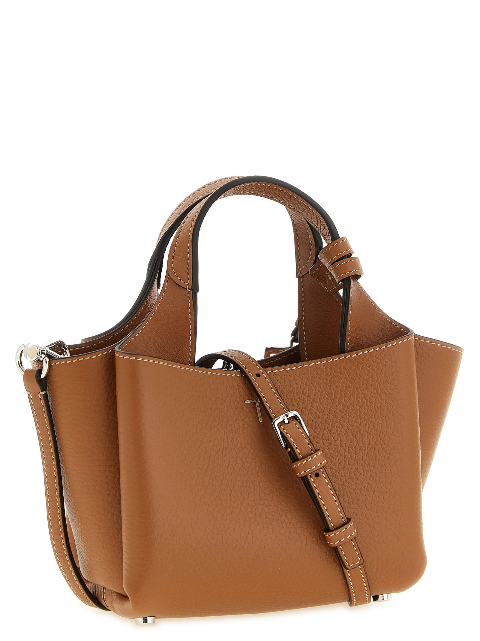 Tod's Brown Calfskin Micro Handbag