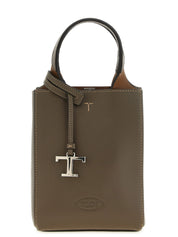 Tod's Olive Green Calfskin Micro Handbag