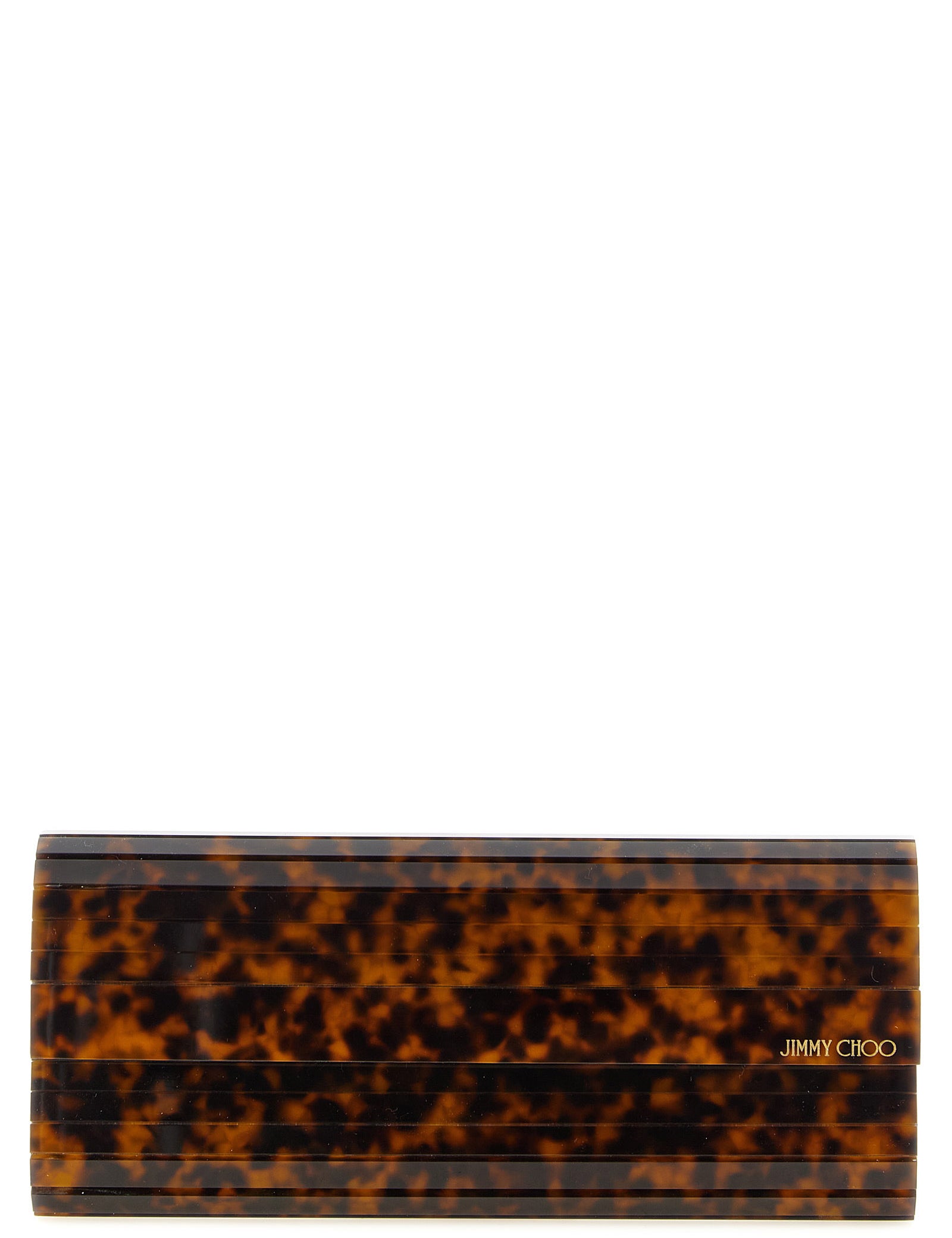 Jimmy Choo Beige Polyester Clutch Bag