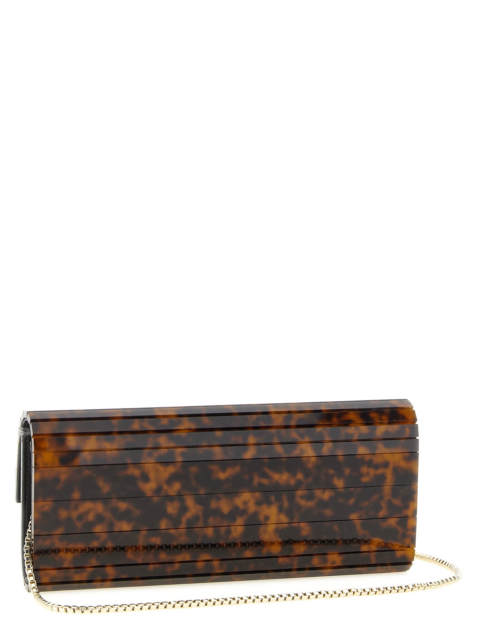 Jimmy Choo Beige Polyester Clutch Bag