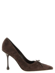 Jimmy Choo Brown Suede High Heel Pumps