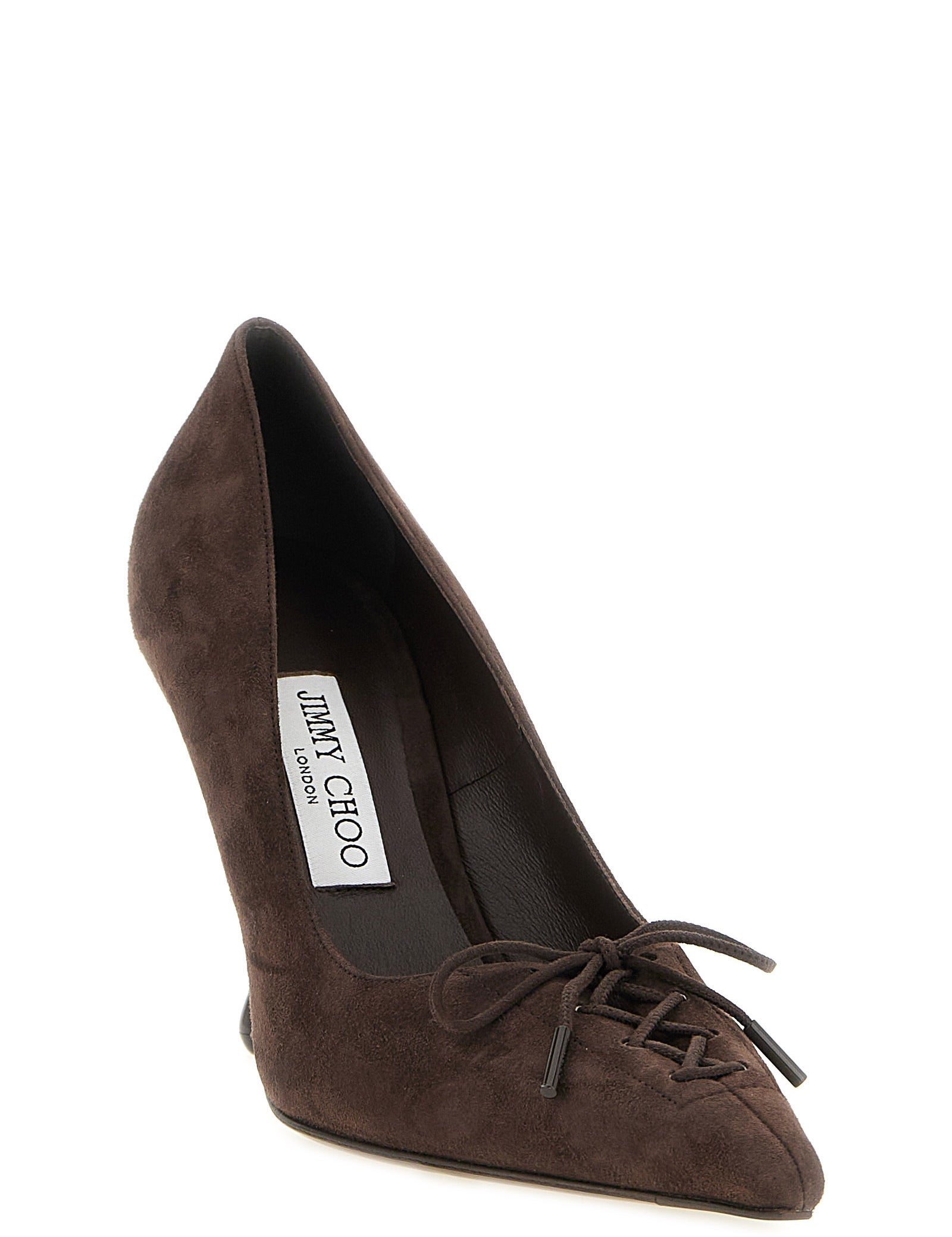 Jimmy Choo Brown Suede High Heel Pumps