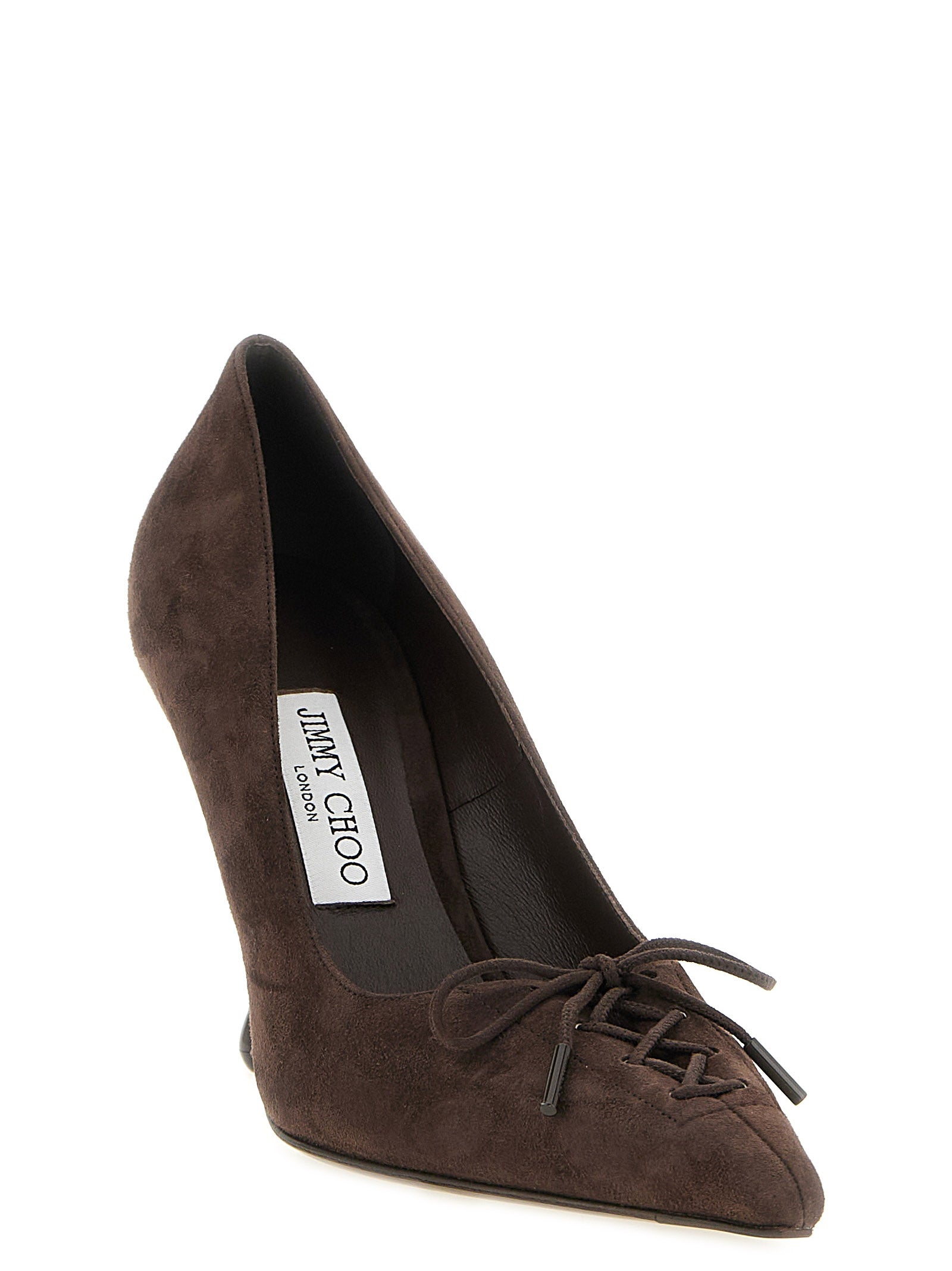 Jimmy Choo Brown Suede High Heel Pumps